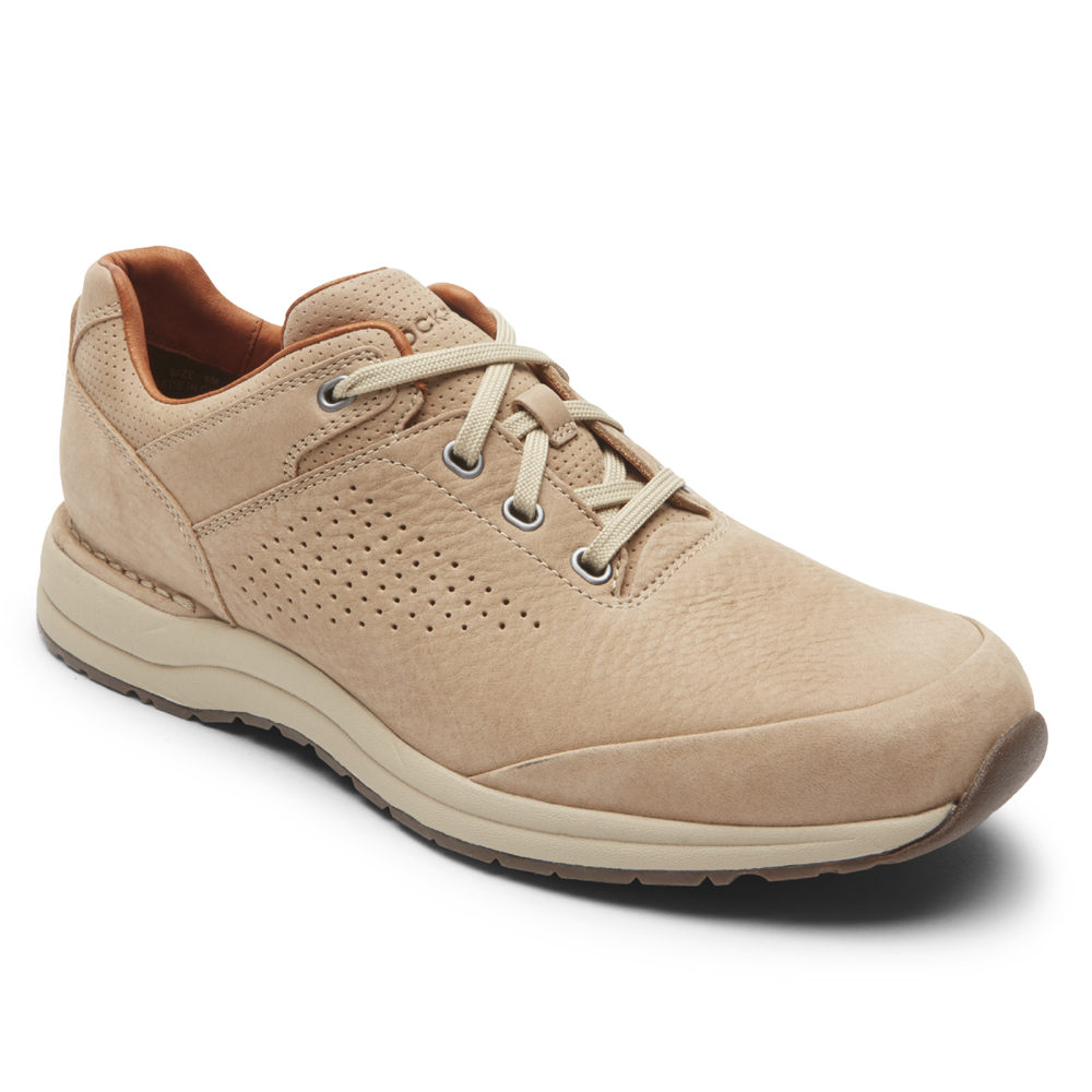 Rockport Sneakers For Mens Khaki - Edge Hill 2 Plain Toe - CA5897214